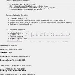 GC – Maintenance and Troubleshooting