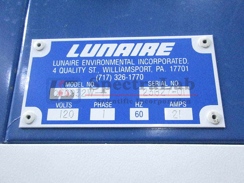 Lunaire CE0932W-1 Environmental Chamber
