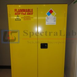 Jamco Flammable Cabinet – Manual Close Double Door – 43″W x 18″D x 65″H